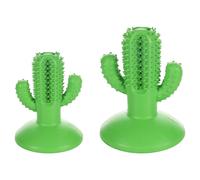 Flamingo Juguete para Perro Cactus Del Verde Con Ventosas Cuidado Dental