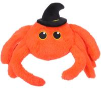 Flamingo Juguete para perro de Halloween con forma de araña, color naranja