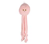 Flamingo Juguete para Perro Pulpo Paulo Rosa Felpa Con Squeaker para Perros