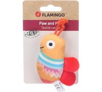 Flamingo Juguetes para Gatos - Abeja Nitz Naranja - Textil con Catnip - Juguete simpático para Juegos de Caza