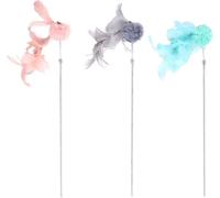 Flamingo JG Bovee Colgante para Gato POMPÓN + Pluma 40x12x25CM Surtido Display