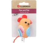 Flamingo Juguetes para Gatos - Ratón Nitz Naranja - Textil con Catnip - Ideal para Juegos Divertidos