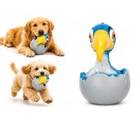 Flamingo Juguetes para Perros - Beggy Buitre Azul - Látex Resistente - con Squeaker - Diseño Original 10 x 14,5 x 17,5 cm