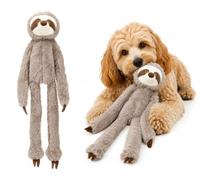 Flamingo Juguetes para Perros - Perezoso Lavu Topo S - Peluche Suave con Squeaker - Juguete para Perros - 16x10x56cm