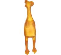 Flamingo Juguetes para Perros - Rubba Pollo marrón - 27 × 6,3 × 5,3 cm - Caucho Natural Extremadamente Flexible - Juguete Divertido y Resistente