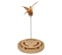 Flamingo Kitty Brain Train Juguete De Inteligencia Con Plumas Para Gatos