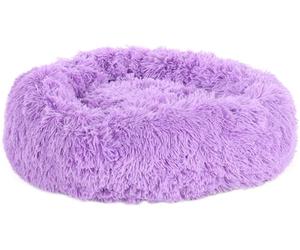 Flamingo Krems Pet Bed for Dogs and Cats Round Purple 50 x 50 x 16 cm Super Soft