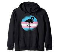 Flamingo LGBT-Q Trans-Gender Pride Gender-Queer Pride Ally Sudadera con Capucha