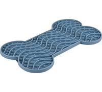 Flamingo - Lick Mat YUMMEE in Silicone and OS Shape. Blue Color Size M 21 cm. for Dog. - FL-520213