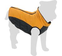 Flamingo Limo Yellow Dog Winter Coat - Yellow - 55 cm - Washable - Splash Resistant - Quilted and Finished with Fleece Inside - A:55cm B:47cm C:70cm