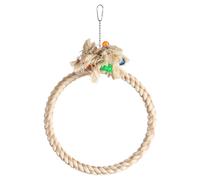 Flamingo Loro Anillo Adimo Beige 27x7x39 CM Mordisqueando & Entrenamiento