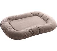 Flamingo Lotta Cushion Oval with Zip, Taupe, 100 x 75 x 15 cm