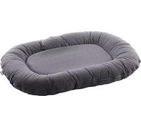 Flamingo Lotta Oval Cushion with Zip, Dark Grey, 80 x 60 x 14 cm