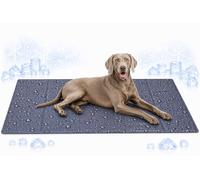 Flamingo Manta refrescante para Perros - Ideal como Alternativa Piscina Perros - Drop Gris XXL - 120x80x0,6 cm - Impermeable - Plegable - Gel Seguro