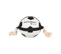 Flamingo Matchball Pelota de Futbol con cuerda para perros