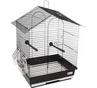 Flamingo NUSA Budgie Cage - Black, 39 x 31 x 46 cm