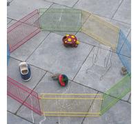 Flamingo Parque Libre Para Roedores 23cm De Alto 85cm De Diámetro Colorido Metal