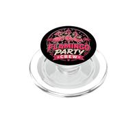 Flamingo Party Crew Tropical Vacation Graphic Pink Flamencos PopSockets PopGrip para MagSafe