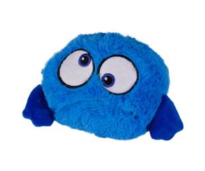 Flamingo pelota saltarina azul de peluche para perros