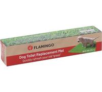 Flamingo PELOU Artificial Grass Replacement for Pet Toilet 57.5 x 46 x 2.5 cm Green