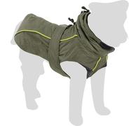 Flamingo Perro Abrigo Dover Verde - Tamaño 40cm (A: 40 cm, B: 48 cm, C: 50-56 cm) - Ideal para Chihuahua, Dachshund, Shih Tzu, Pug y Cavalier King Charles