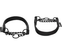 Flamingo Perro Collar antitirones Trero Negro M 38-50cm 20mm