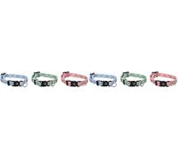 Flamingo Perro Collar Cachorro Sari XXS 15-25cm 10mm (Paquete de 2)