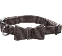 Flamingo Perro Collar con Lazo Herbert Marrón Oscuro S 30-45cm 15mm