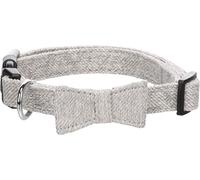 Flamingo Perro Collar con Lazo Nelson Gris M 35-50cm 20mm