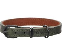 Flamingo Perro Collar Montana Verde S 29,5-35,5cm 15mm