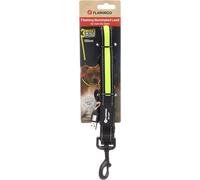 Flamingo Perro Correa Flitzy Negro & Amarillo 1,3m 25mm