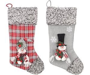 Flamingo Perro Juguete - de Navidad - Westley calcetín navideño Surtido - 45 cm - Juguete de Tela con Cascabel - Rellenable con Snacks o Juguetes