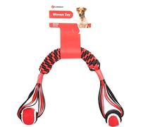 Flamingo Pet Products - Movas Woven Tennis Ball Stick 55cm Toy