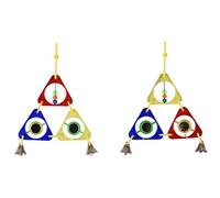 Flamingo Pet Products - Triangular Parakeet Toy, 11 x 2 x 16 cm