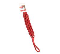 Flamingo Pet Products - Vokas Braided Pull Rope - Floating - Red and Black