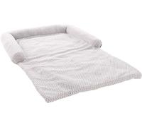 Flamingo Protector de sofá Jacquard Gris 80x130x10cm