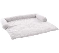 Flamingo Protector de sofá Jacquard Gris 90x90x10cm