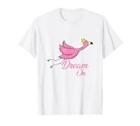 Flamingo Puede Volar soñar en Camiseta