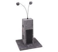 Flamingo Rascador Lara Gris 35x35x68cm Con Jute-Matte & Cepillo de Masaje