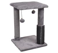 Flamingo Rascador Una Gris 35x35x48, 5 CM Rasguño Cepillo de Masaje Juguete