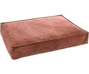 Flamingo Rectangular Dog Cushion 100 x 70 x 16 cm, Washable, Removable Cover with Closure, Non-Slip Base