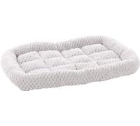 Flamingo Rectangular Jacquard Cushion - 55.5 x 38.5 x 7 cm - Washable - Non-Slip Bottom and Suitable for Metal Cages - Grey