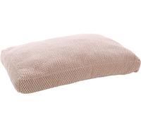 Flamingo Rectangular Jacquard Cushion Taupe - 100 x 70 x 12 cm - Washable - Non-Slip Bottom - Removable Cover with Zip