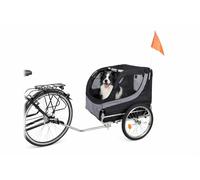 Flamingo Remolque DE Bicicleta Tybalt Negro & Gris 76x57x65,5CM