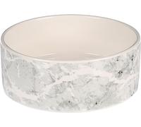 Flamingo Round Ceramic Dog Food and Water Bowl 1700 ml 20 x 7.5 cm Grey