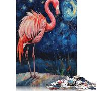 Flamingo Serenade Rompecabezas Imposible,desafío for Adults Entretenimiento Creativo 1000 Piezas Obra De Arte De Juego De para Adultos Y Niños Mayores De 12 Años 1000pcs (75x50cm)