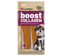 Flamingo Snack para Perro Boost Salchicha Con Pollo & Colágeno 600G, Nuevo
