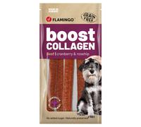 Flamingo Snack para Perro Boost Salchicha Con Vacuno & Colágeno 600G, Nuevo