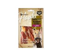 Flamingo Snacks Golosinas Hapki Orejas De Conejo con Pato 4 x 85 Gr