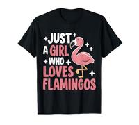Flamingo Solo Una Chica Que Ama Flamencos Animales Camiseta